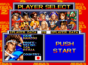World Heroes 2 screenshot 7 for Neo Geo AES